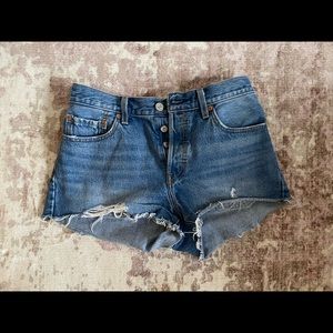 Levi’s Blue Jean Shorts
